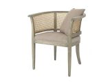 Amara Rustic Wooden Rattan Chair